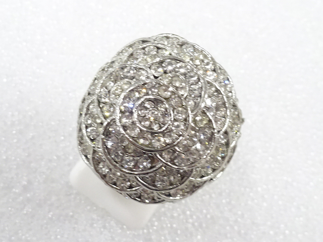 CRYSTAL FASHION RING / JP SIZE 13